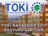 TOKİ Kayaşehir 2017 Başvuru Şartları